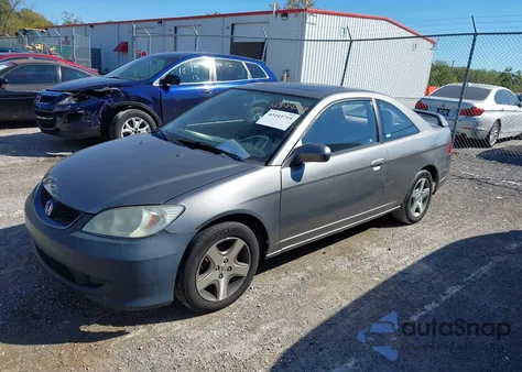 2004 Honda Civic Ex from USA, damaged, VIN 1HGEM21974L006564